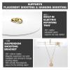 Lbxlhr Portable Mini Photo Studio Photography Light Box Softbox, with 360 Electric Turntable,3000-5500k Color Temperature Adjustable, for Jewelry Photography Video(TB200) view 2