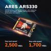 DATO M.2 2230 SSD PCIe 1TB Gen 3x4 NVMe with Aluminium heatsink, Internal Solid State Drive M Key for Business Students Gamers Creator, up to 2500/1700 MB/s - ARS330 view 2