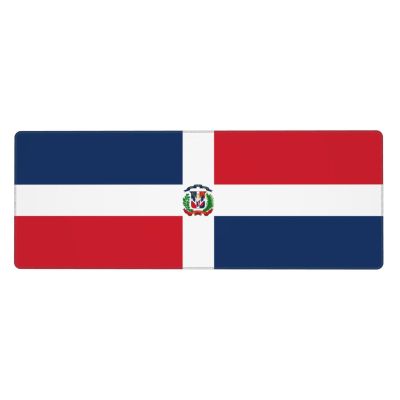 Dominican Republic Extra-Large Keyboard and Mouse pad (12x31.5 inches), Suitable for Computers, Game Consoles, etc., Suitable for Both Office and Study, improving Efficiency and Comfort!