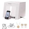 Photo Studio Light Box, Dimmable Jewelry Shooting Tent Softbox, Smart Photography Turntable 20/30cm,for Jewelry Photography Video 3D Scanning,30cm view 1