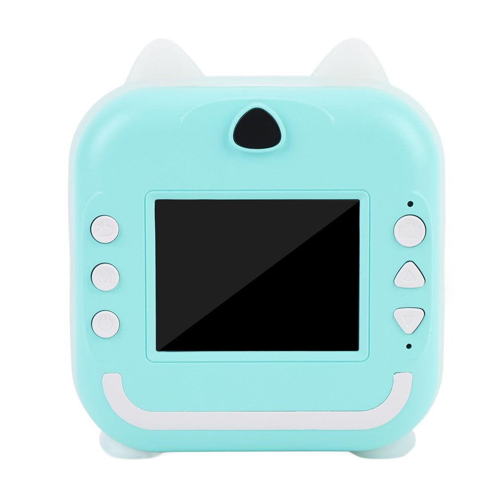 1080P Instant Print Camera 48MP Selfie Digital Camera Thermal Printing Travel Photography (Green)