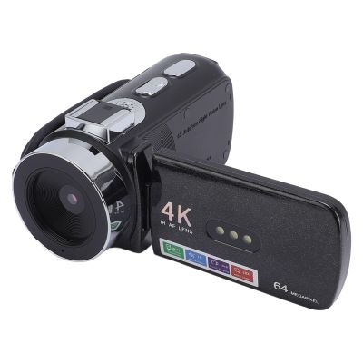 4K HD Digital Camera, 28X Zoom Video Recorder Auto Focus with 3 Inch Rotation Screen, Portable Selfie Vlog Camera Camcorder with LED Light for Travel