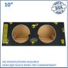 2006-2024 Charger Dual Sealed Sub Box Subwoofer Enclosure Speaker Box SUb Box Subwoofer Stereo Car Audio Home Audio Ground Shaker Bee Hornet Custom Design (10") view 4