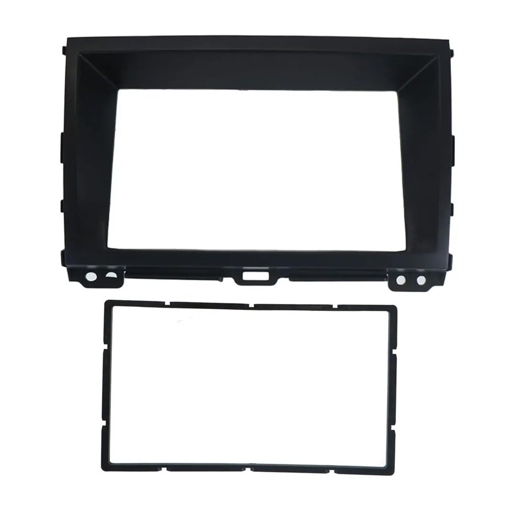Radio Frame Car Radio Frame Kit Fit For Toyota Land Cruiser Prado (120) 2002-2009 Audio Bezel Panel Trim 2 Mount Kit 2din Convenient