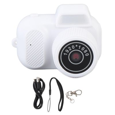 Digital Camera, 1080P Compact Video Camera with 0.96in Color Screen, 8 Filters, Portable Digital Thumb Camera for Daily Life Travel Recording (White)