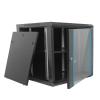6U550*400 * 300mmChengyang, Cold Rolled Steel, Black Network Cabinet view 1