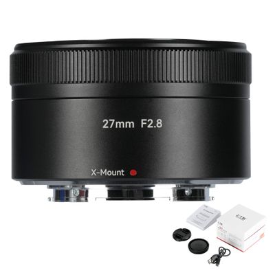 7artisans 27mm F2.8 Auto Focus Camera Lens for Fuji X Mount,APS-C,Large Aperture, Prime,STM AF Cameras Lenses for Fuji X-H,X-T,X-S,X-PRO,X-E,X-A Series,X-H1,X-H2,X-H2S,X-T5,X-T4,X-T3,X-T50,X-T30