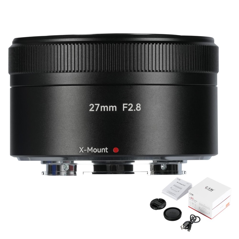 7artisans 27mm F2.8 Auto Focus Camera Lens for Fuji X Mount,APS-C,Large Aperture, Prime,STM AF Cameras Lenses for Fuji X-H,X-T,X-S,X-PRO,X-E,X-A Series,X-H1,X-H2,X-H2S,X-T5,X-T4,X-T3,X-T50,X-T30