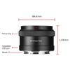 7artisans 27mm F2.8 Auto Focus Camera Lens for Fuji X Mount,APS-C,Large Aperture, Prime,STM AF Cameras Lenses for Fuji X-H,X-T,X-S,X-PRO,X-E,X-A Series,X-H1,X-H2,X-H2S,X-T5,X-T4,X-T3,X-T50,X-T30 view 3