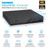 VIKYLIN 4K Poe Security Camera System, 4K 8CH PoE NVR, 4pcs x 8-Megapixel Turret Poe Cameras, Smart Human Vehicle Detection, 98ft EXIR 2.0 Night Vision, Built-in Mic, No HDD view 3