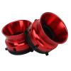 1 Pair Nab Hub Polished Aluminium Alloy 10in Opener Universal Loading Device (Red) view 2