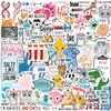 50PCS Funny Nurse Stickers Medical Stickers Funny Healthcare Sticker for Water Bottle Doctor Nursing Sticker Nurse Accessories for Work view 1