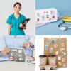50PCS Funny Nurse Stickers Medical Stickers Funny Healthcare Sticker for Water Bottle Doctor Nursing Sticker Nurse Accessories for Work view 4