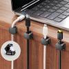 6 Pack Magnetic Cable Clip, Wires Phone USB Charger Cable Holders Keepers Organizer, Desk Cable Management Clips, for Desktop, Nightstand Desk, Car, Phone, Office Accessory, Home Decor view 3