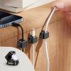 6 Pack Magnetic Cable Clip, Wires Phone USB Charger Cable Holders Keepers Organizer, Desk Cable Management Clips, for Desktop, Nightstand Desk, Car, Phone, Office Accessory, Home Decor view 4