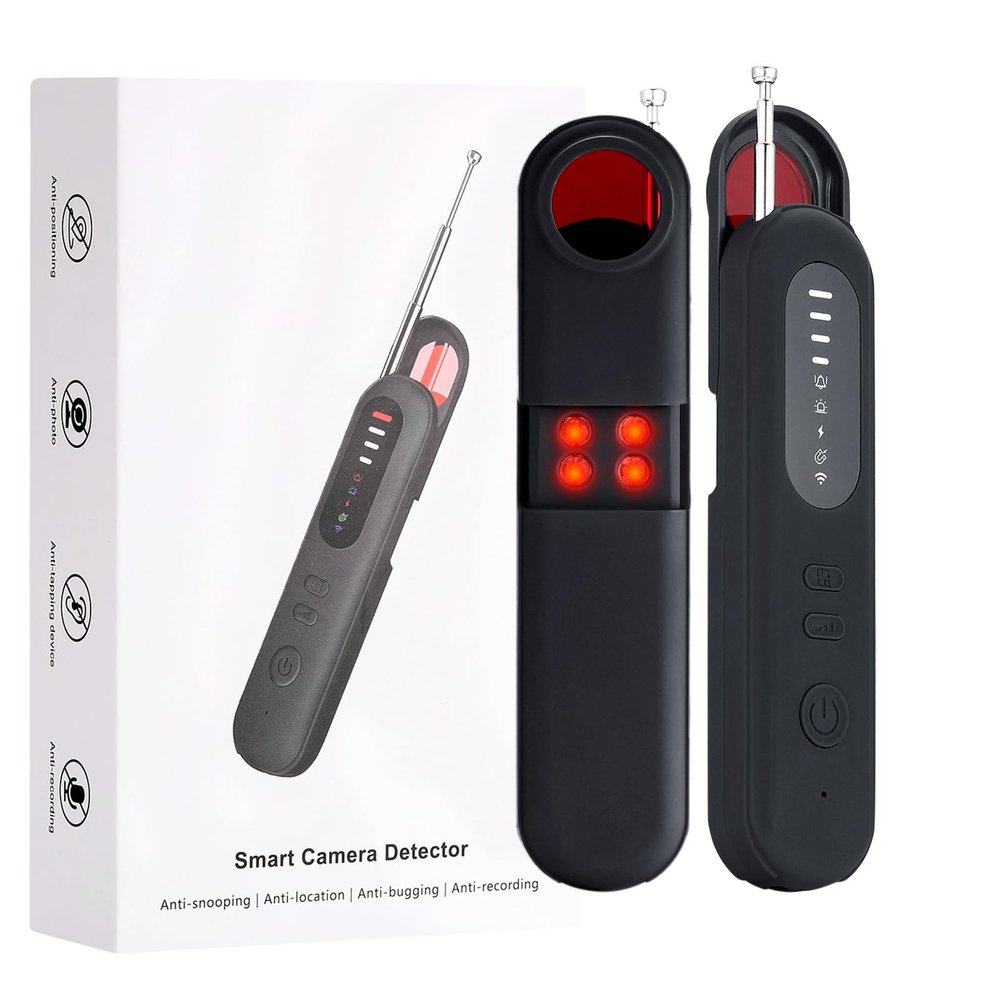SKXCASPA 2025 New Multi-Function Hidden Camera Detectors and Bug Detector,GPS Hidden Camera Detector, Rf Wireless Signal Scanner, Camera Detector for Hotels, Home, Office etc.