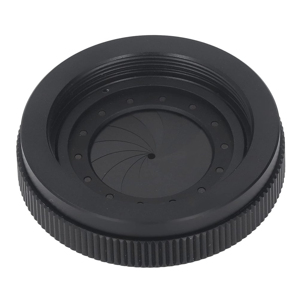 Diaphragm 1.5mm25mm ID 55mm OD M42 to M42 Aperture for Optical System Camera Microscope