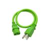 Replacement for fits 2 Green AC Cable for EPSON WORKFORCE PRINTER 315 600 610 615 view 1