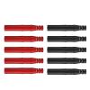 10pcs 4mm Shrouded Banana Solder in line Assembly Test Leads Electrical connectors J.10041(5 Red 5 Black) view 2