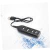 Gadpiparty Portable USB Hub Splitter 4 USB Ports USB Port Expander for and Mobile Devices view 4