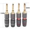 10/40/200pcs Gold Plated Pure Copper Banana Plugs Adapter Speaker Screw Speaker Connectors Audio(10Pcs (5Pairs)) view 3