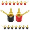 20/80/200pcs 4mm Gold Plated Amplifier Speaker Binding Post Banana Speaker Terminal Binding Post for Connector(20 Black) view 1