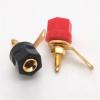 20/80/200pcs 4mm Gold Plated Amplifier Speaker Binding Post Banana Speaker Terminal Binding Post for Connector(20 Black) view 3