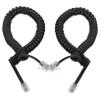 Angoily Phone Cord Set Coiled Telephone Cords Wire Phone Cord Hairpin Sturdy and Long-Lasting view 1
