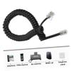 Angoily Phone Cord Set Coiled Telephone Cords Wire Phone Cord Hairpin Sturdy and Long-Lasting view 4