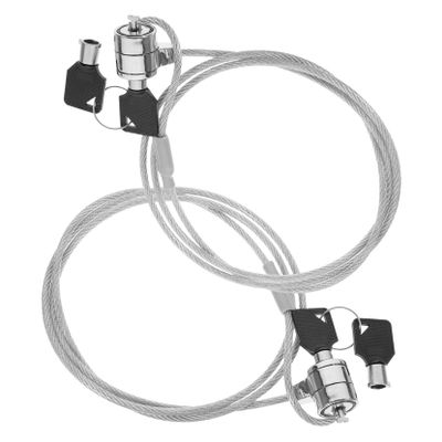 Gadpiparty 2sets Laptop Lock Cable Security Lock for Laptops Monitors and Tablets and for Home Use