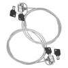 Gadpiparty 2sets Laptop Lock Cable Security Lock for Laptops Monitors and Tablets and for Home Use view 1
