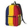 BGSHJVF Flag Of Chad Print Stylish Travel Backpack,Large Capacity Laptop Bag,Suitable For Work,Travel And Gym view 2