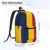 BGSHJVF Flag Of Chad Print Stylish Travel Backpack,Large Capacity Laptop Bag,Suitable For Work,Travel And Gym view 4
