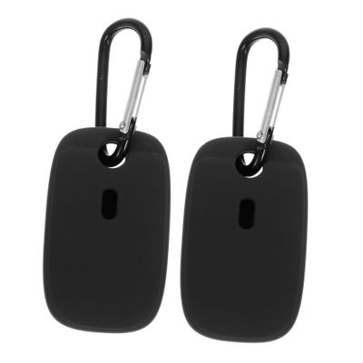 HOMSFOU 2pcs Cute Keychain for Tile Mate Pro Silicone Protector Case Tracker Install Soft Touch