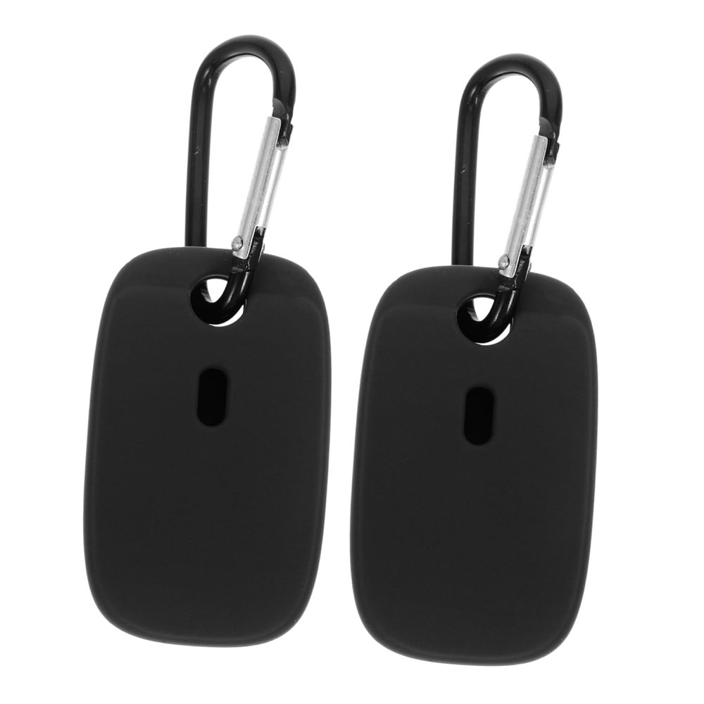 HOMSFOU 2pcs Cute Keychain for Tile Mate Pro Silicone Protector Case Tracker Install Soft Touch