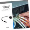 Gadpiparty Ethernet Splitter to Adapter Cable Male to Dual Female Modular for Fast Connectivity for Home Office and Classroom Networking view 4