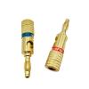 8Pcs 4mm Gold-Plated Speaker Cable Socket Speaker Line Amplifier Connector Speaker Terminal Banana Head Audio(8 Blue) view 3