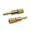8Pcs 4mm Gold-Plated Speaker Cable Socket Speaker Line Amplifier Connector Speaker Terminal Banana Head Audio(8 Blue) view 4