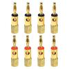 8/40pcs 4mm Gold-Plated Musical Cable Wire Banana Adapter Audio Speaker Connector Plated for Speaker Wire Amplifiers(8Pcs (4Pairs)) view 2