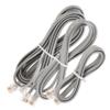 Gadpiparty Sturdy Phone Cord Kit 3pcs Flat Extension Cord Phone Cable view 1
