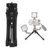 Adjustable Mini Camera Tripod, Aluminum Alloy with 4 Levels Height, 1/4 Inch Screw Hole, Compact Lightweight for DSLR Camcorder Projector, Load up to 5kg, Stable Base view 1