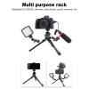 Adjustable Mini Camera Tripod, Aluminum Alloy with 4 Levels Height, 1/4 Inch Screw Hole, Compact Lightweight for DSLR Camcorder Projector, Load up to 5kg, Stable Base view 4