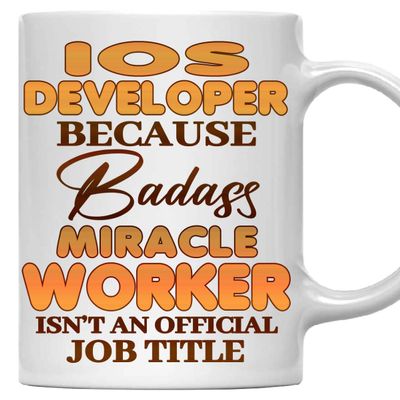 MONIZILUCKY Ios Developer Mug, Gift For Ios Developer