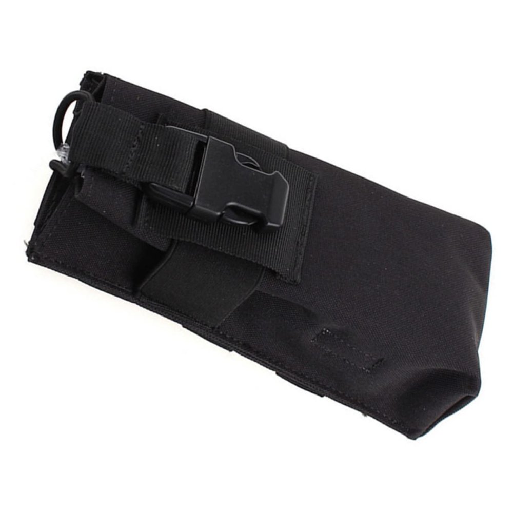 HOMSFOU Professional Radio Pouch Nylon Waist Bag for Outdoor Activities Camping Hiking and Security Use Quick Release Buckle