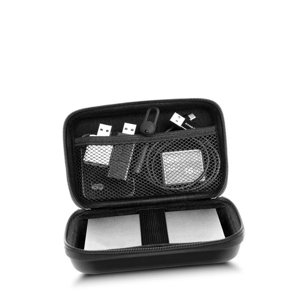 Angoily 2pcs Multifunctional Eva Storage Case for Electronics Organizer for Cables Earphones and Accessories Compact and Design