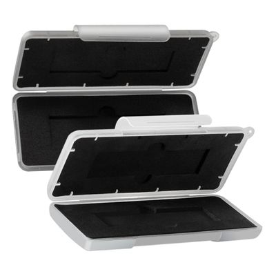 Angoily Sturdy Ssd Enclosure 2 Hard Drive Cases Ssd Protective Box Soft Foam Liner Waterproof Dustproof Pc Case Accessories Computer Accessories