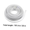 Gadpiparty 20m Stable Performance White Telephone Extension Cord Cable Wire for Landline view 2