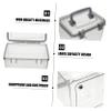 Angoily Versatile Storage Case Outdoor Case Handle Home Storage Supply Camera Bags for Dslr view 4