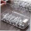 Angoily Cable Management Box Cord Organizer Box Earphone Organizing Multi-grid Storage Holder Charger Holder for Home view 4