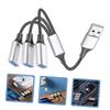 Gadpiparty Multi-Function USB Splitter Cable 1 Male to 3 Female USB Power Splitter view 3